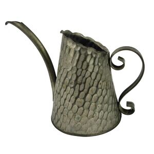 Gregorian Solid Copper Small Watering Can Hammered 1998 VTG Scalloped 5" H USA